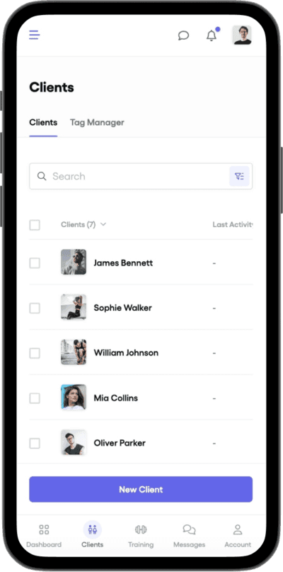 Client list management