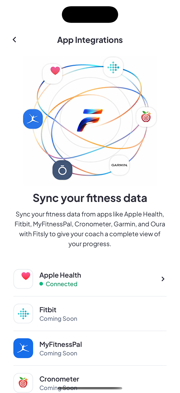 Apple Health integration preview