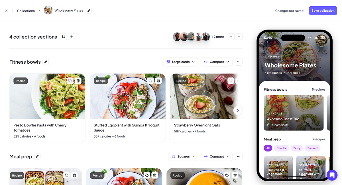 Fitsly content vault dashboard
